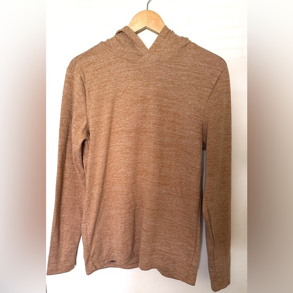 Avalanche Women’s  and Men’s Sweatshirt Tan Hoodie  Sz Small Outdoor - Picture 1 of 9